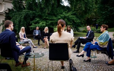 Garden talks s Annegret Kramp-Karrenbauer: studentská debata