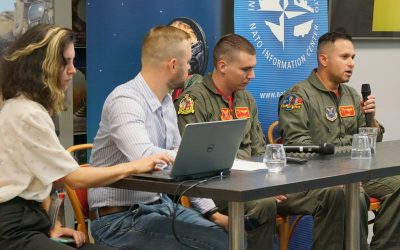 Joint Sky: public discussion with pilots and NATO Days guests in Ostrava’s House of Books